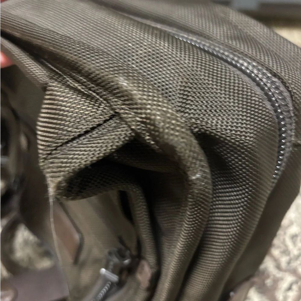 Tumi laptop bag brown